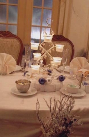 Re Post Pics of Winter wedding Centerpieces This was mine