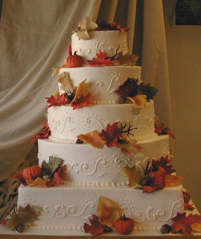 Autumn wedding cakes I love these cake the third is my favorite 