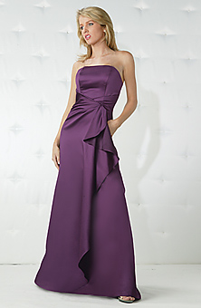 Purple Bridesmaid Dress on Yet I M Thinking Something Maybe Knee Length    And Then Simple