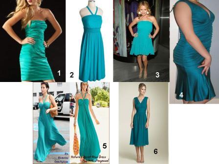  dresses custom made I can pick the color I actually teal wedding dress