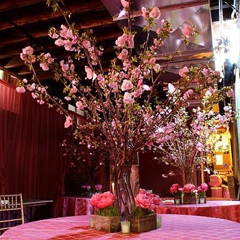 Cherry Blossom Wedding Centerpieces on Cherry Blossom Centerpieces