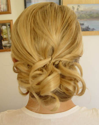 Loose Bun Wedding Hair