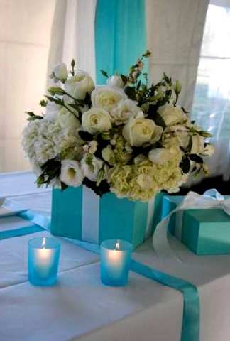 Re Tiffany Blue Aqua Wedding theme Thanks Jenn for the great ideas