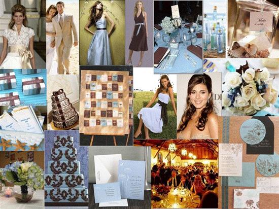 Love this tan and blue inspiration board