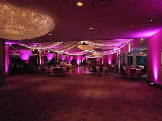 Uplighting Crest Hollow Plaza Room