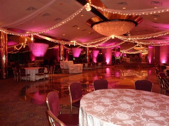 Uplighting Crest Hollow Plaza Room