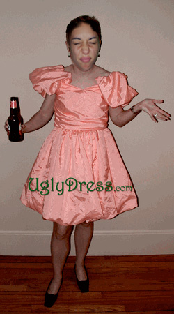 strapless open back dress 100% Linen Loose Fit Button Waist Gathered Maxi Dress Luna, Pastel Pink / S main image 1