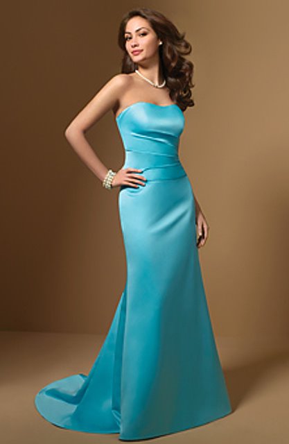 royal blue and turquoise dresses