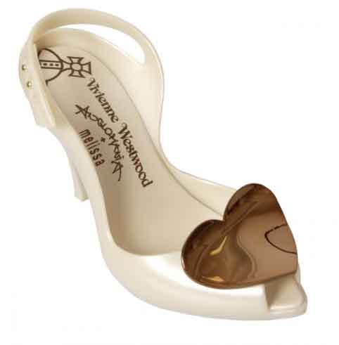 Vivienne Westwood white heart heels for 