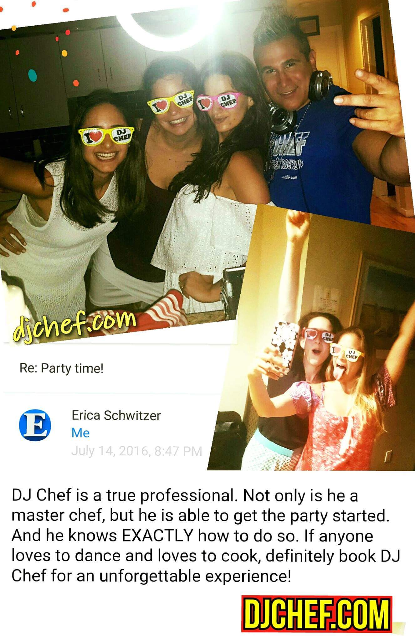 DJ Chef&amp;#039;s Bachelorette Cooking Class Parties