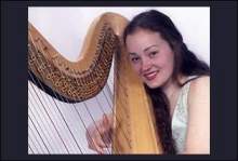 Harpist Katharine Saxton