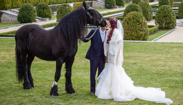 The Black Horse Event — historical photograph