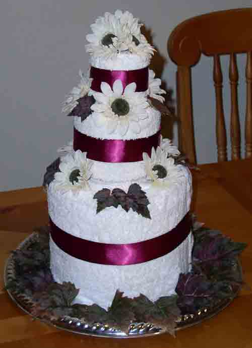 Brides Helping Brides ™ Bridal Shower Towel Cake LIWeddings