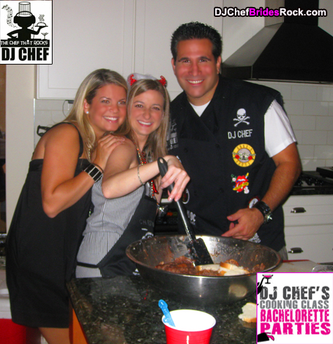 DJ Chef&amp;#039;s Bachelorette Cooking Class Parties