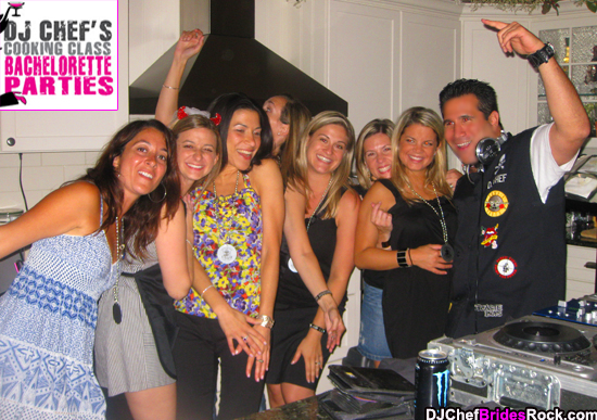 DJ Chef&amp;#039;s Bachelorette Cooking Class Parties