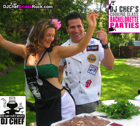DJ Chef&amp;#039;s Bachelorette Cooking Class Parties