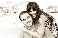 Tanya Trinidad and Christopher Lialios