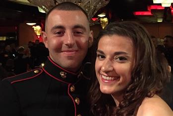Justine Gallagher and Robert Christie