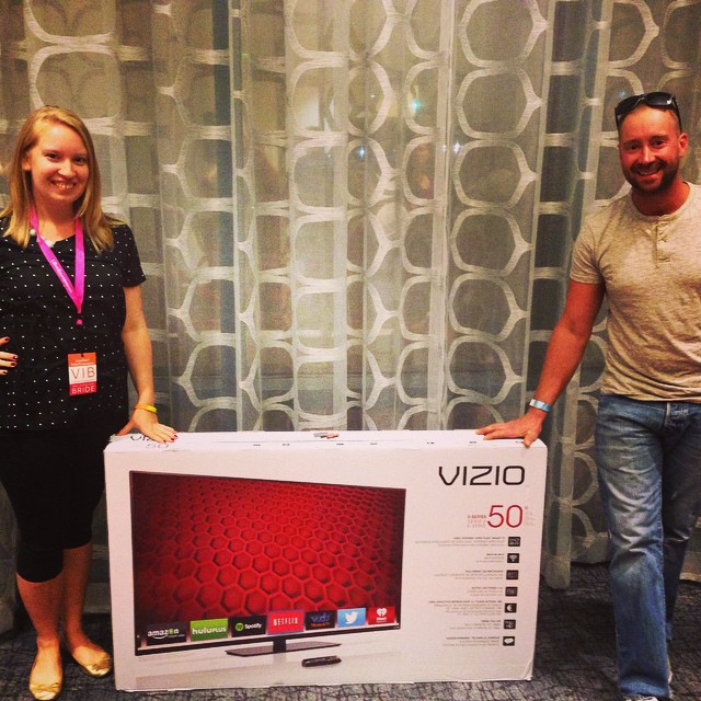 Bridal Extravaganza Big Screen TV Winner