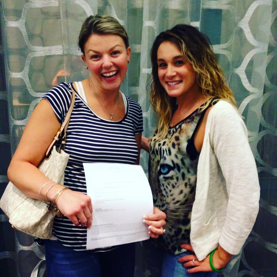 Winner of the Grand Prize at the Fall Bridal Extravaganza