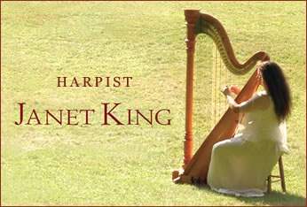 Harpist Janet King