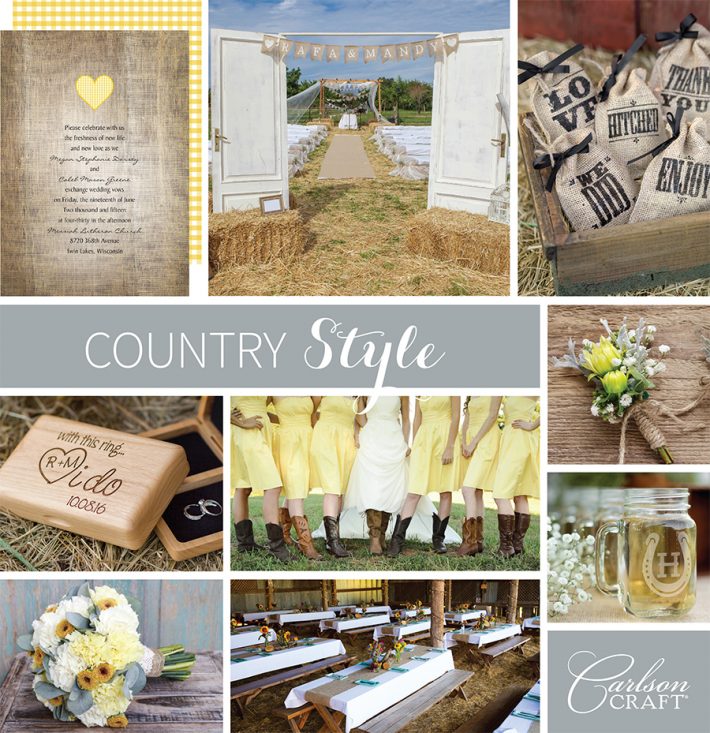Country Style is Perfect for Any Occasion, including Weddings, Birthdays even Sweet 16's